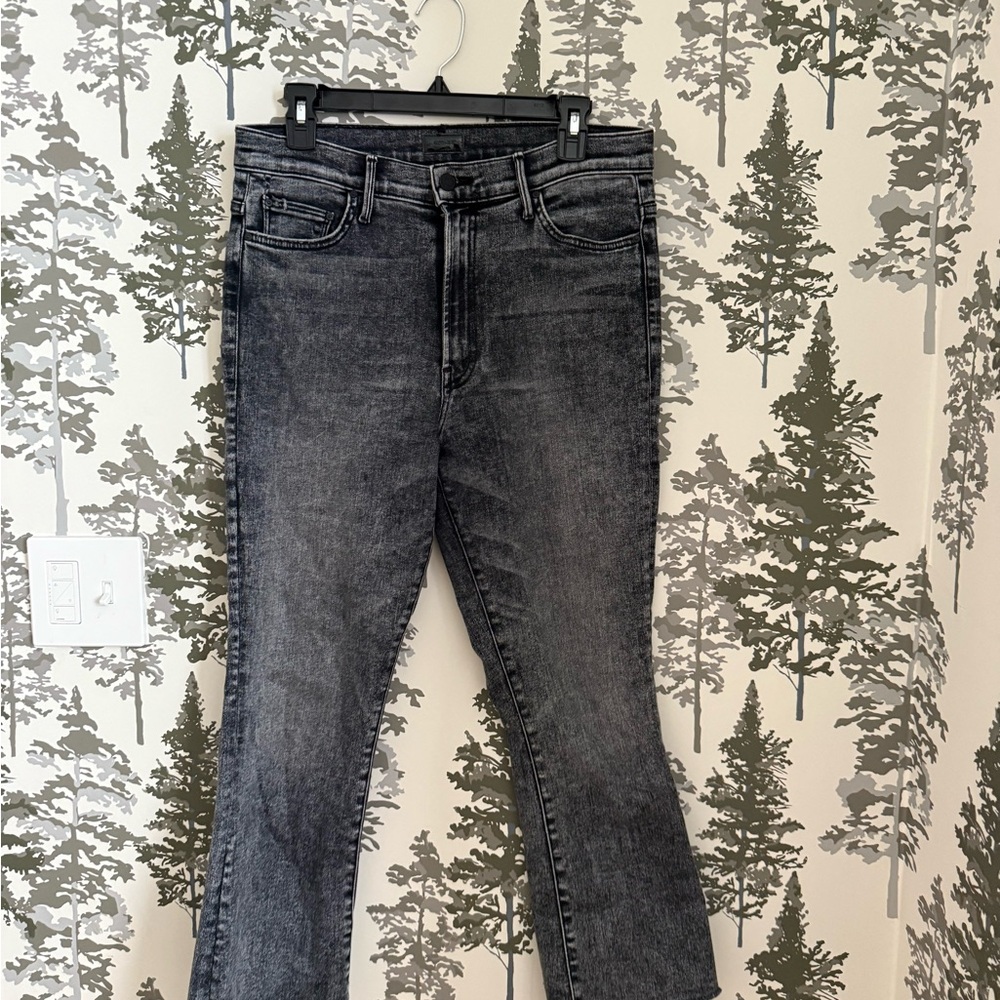 MOTHER Women's Skinny Jeans in Washed Black